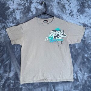 Vintage Y2K Quicksilver Short Sleeve T-Shirt Size Medium Surf Beach Skate Wear